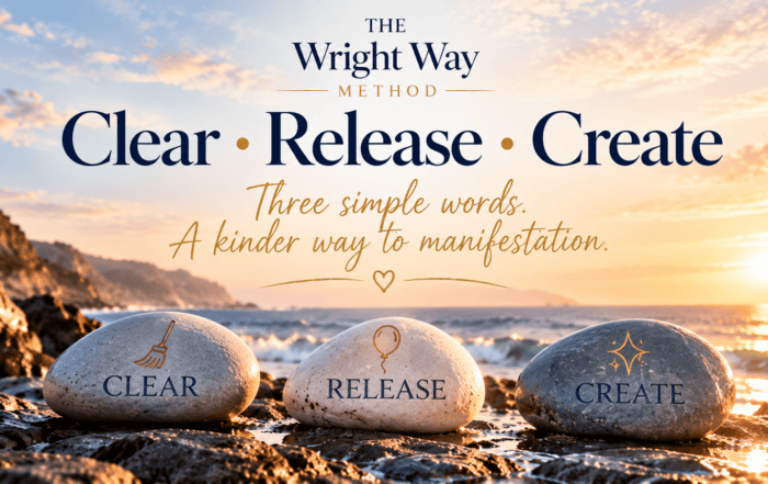 Clear Release Create — the three stages of The Wright Way Method