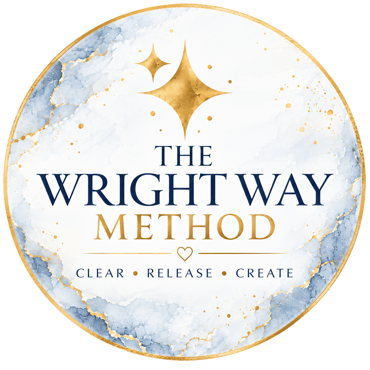 Wright Way Method logo: Clear, Release, Create