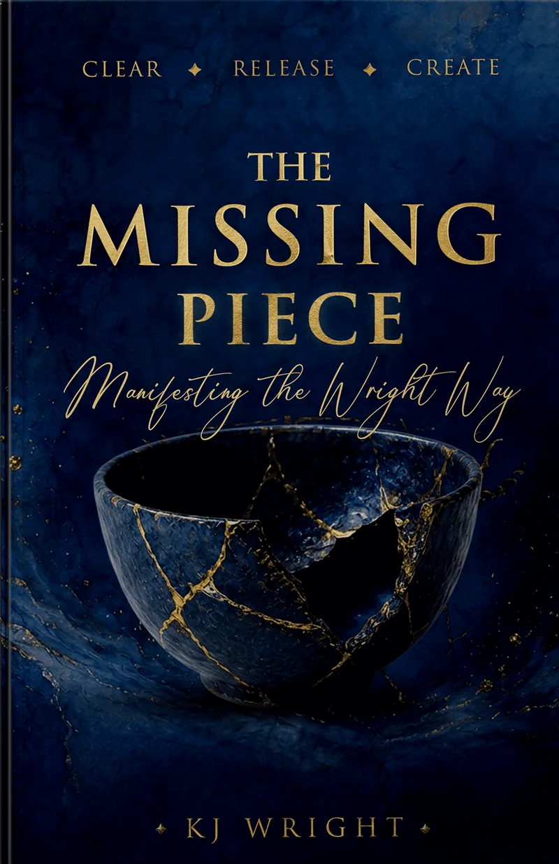 The Missing Piece: Manifesting the Wright Way by Kirsty Wright, book cover